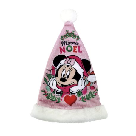 Disney Minnie Noel mikulás sapka 37 cm