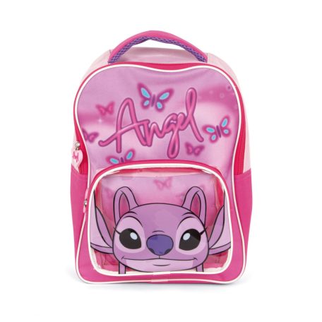 Disney Lilo és Stitch, A csillagkutya Pink Angel hátizsák, táska 30 cm