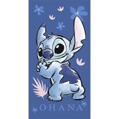   Disney Lilo és Stitch, A csillagkutya Ohana fürdőlepedő, strand törölköző 70x140cm (Fast Dry)