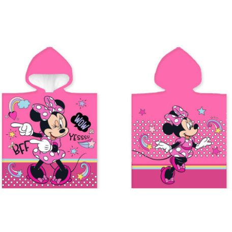 Disney Minnie BFF strand törölköző poncsó 50x100 cm