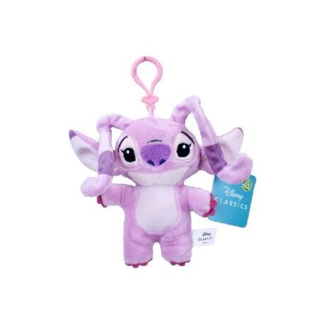 Disney Lilo és Stitch, A csillagkutya Angel 2D plüss figura akasztóval 14 cm