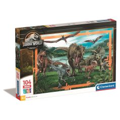   Jurassic World Predator-Prey 104 db-os maxi puzzle Clementoni