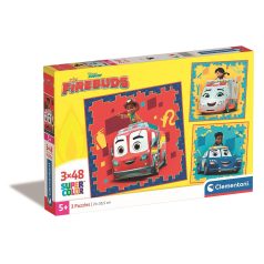   A Mentőosztag Emergency Vehicles 3x48 db-os puzzle Clementoni