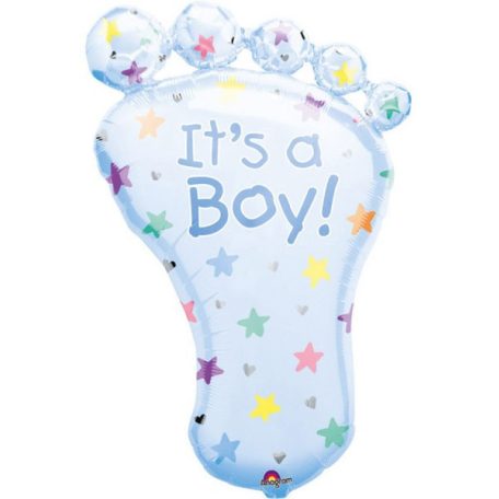 Baby Boy Foot fólia lufi 82 cm