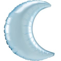 Pastel Blue Crescent szatén hold fólia lufi 66 cm