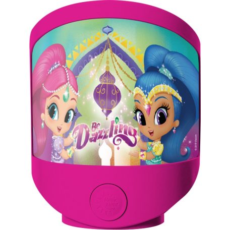 Shimmer és Shine Dazzling éjjeli lámpa, éjszakai fény 