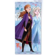   Disney Jégvarázs Sisters fürdőlepedő, strand törölköző 70x137 cm (Fast Dry)