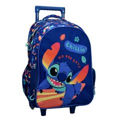   Disney Lilo és Stitch, A csillagkutya Chillin' gurulós iskolatáska, táska 46 cm