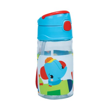 Fisher-Price Animals műanyag kulacs akasztóval 350 ml