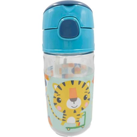 Fisher-Price Animals Tyger műanyag kulacs akasztóval 350 ml