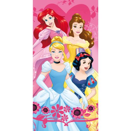 Disney Hercegnők Heart fürdőlepedő, strand törölköző 70x140cm