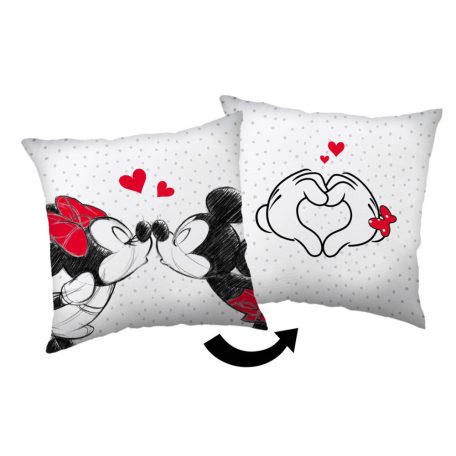 Disney Minnie, Mickey Love párna, díszpárna 40*40 cm