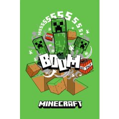 Minecraft Boom Creeper szuper puha polár takaró 100*150cm