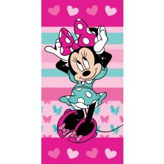   Disney Minnie Hearts fürdőlepedő, strand törölköző 70x140cm