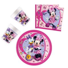   Disney Minnie Junior party szett 36 db-os 23 cm-es tányérral