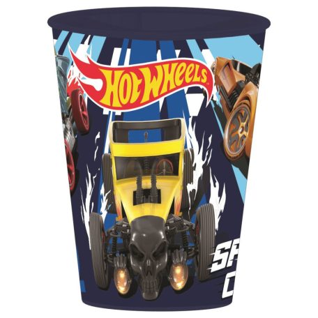 Hot Wheels Blue Fire műanyag pohár 260 ml